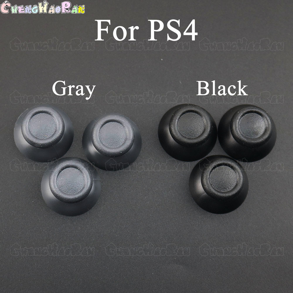 Gaming Accessories Ps4 - 2 adet Gri Analog Kapak 3D