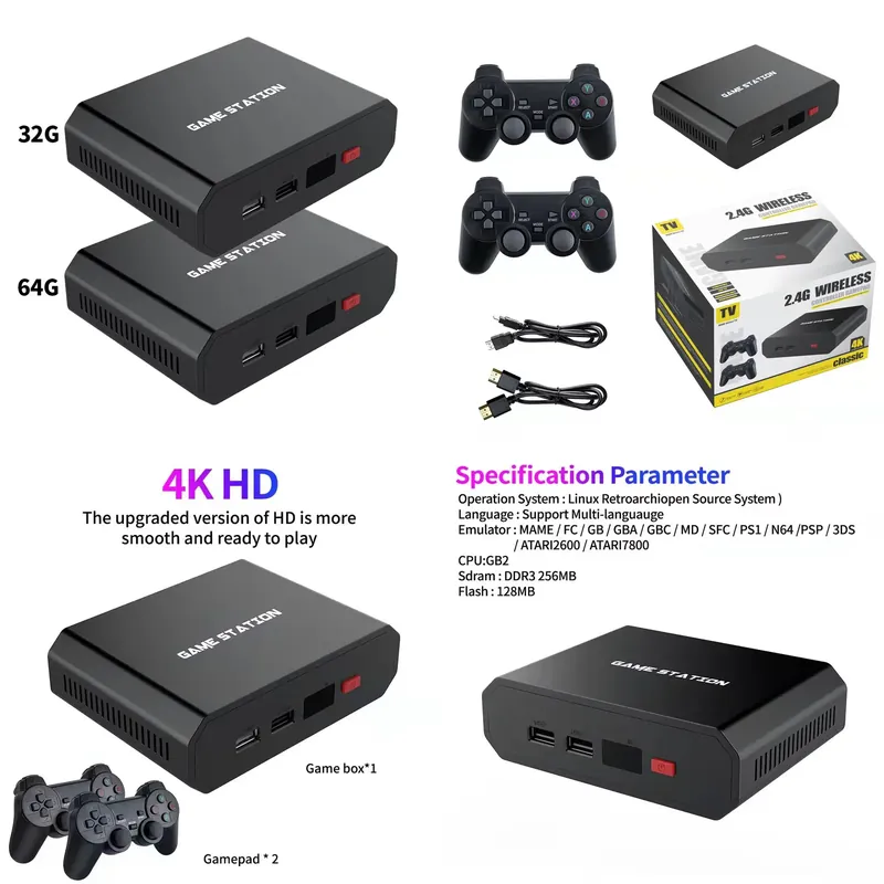 Gaming Accessories Controller - M8plus HD Video Oyun Konsolu Kutusu