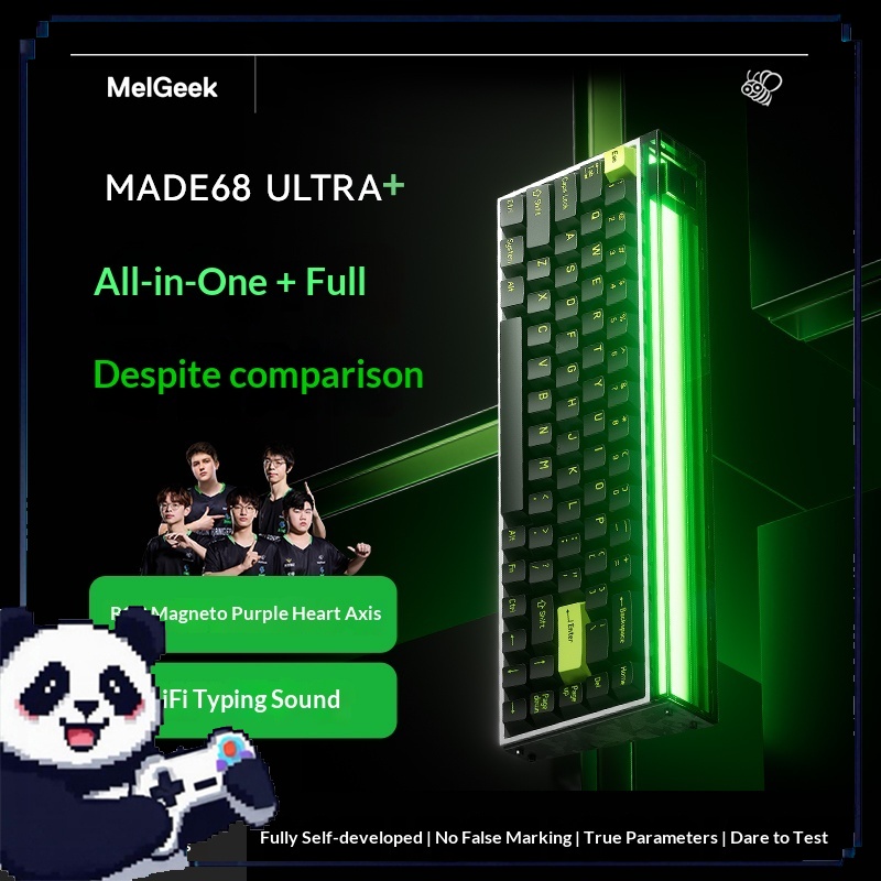 Gaming Accessories For Valorant - MelGeek MADE68UItra+Manyetik Anahtar Oyun Klavyesi Alüminyum