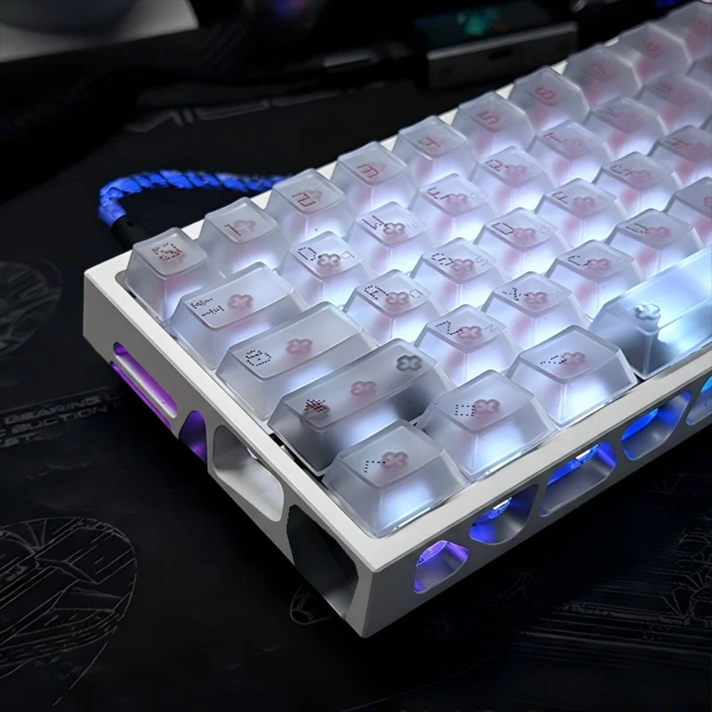 Gaming Accessories Lights - Everglide AE64 Pro Manyetik Klavye Özel