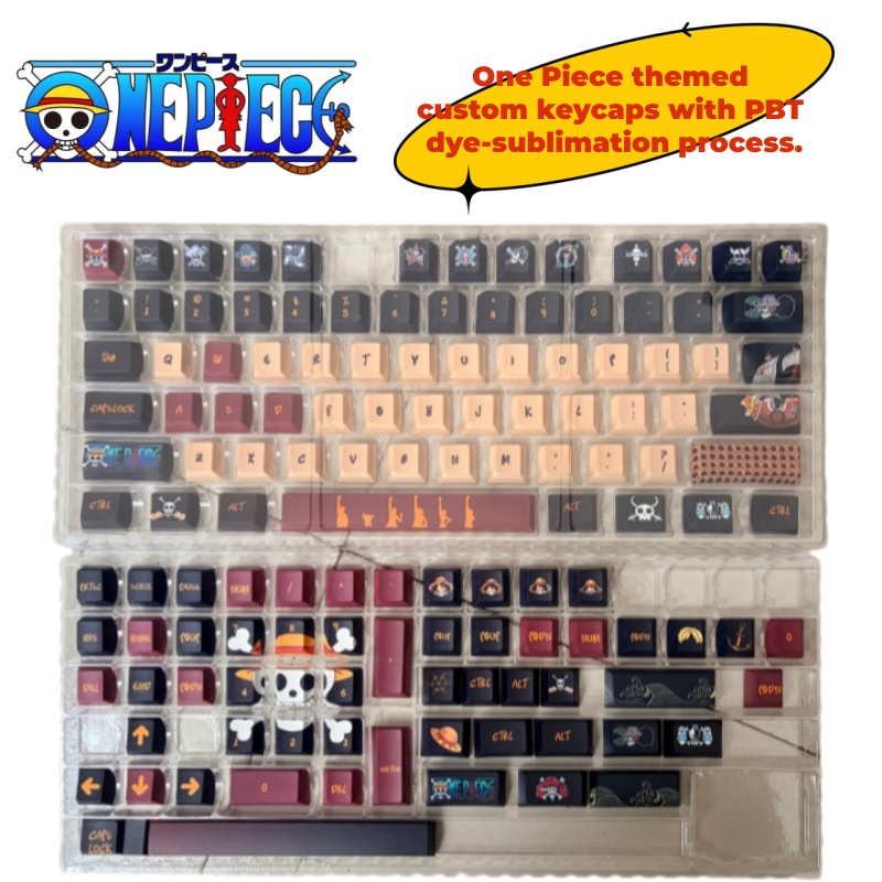 Gaming Accessories Anime - One Piece anime karakter temalı PBT