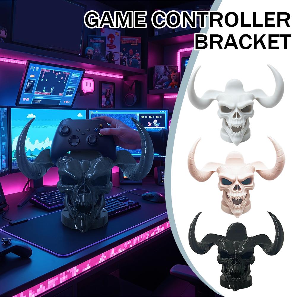 Gaming Accessories Organizer - Eşsiz Şeytan Kafatası Boynuzlu Kontrol Cihazı