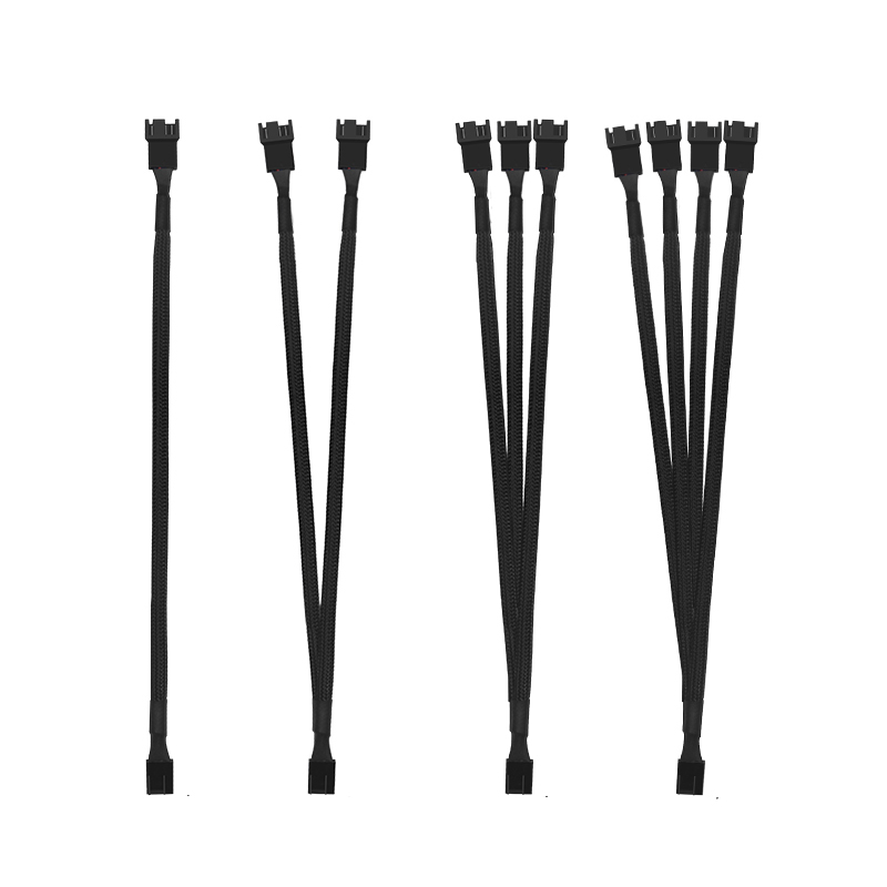 Sleeved Cable Kit - JUMPEAK Yüksek Kaliteli PC bilgisayar kasası