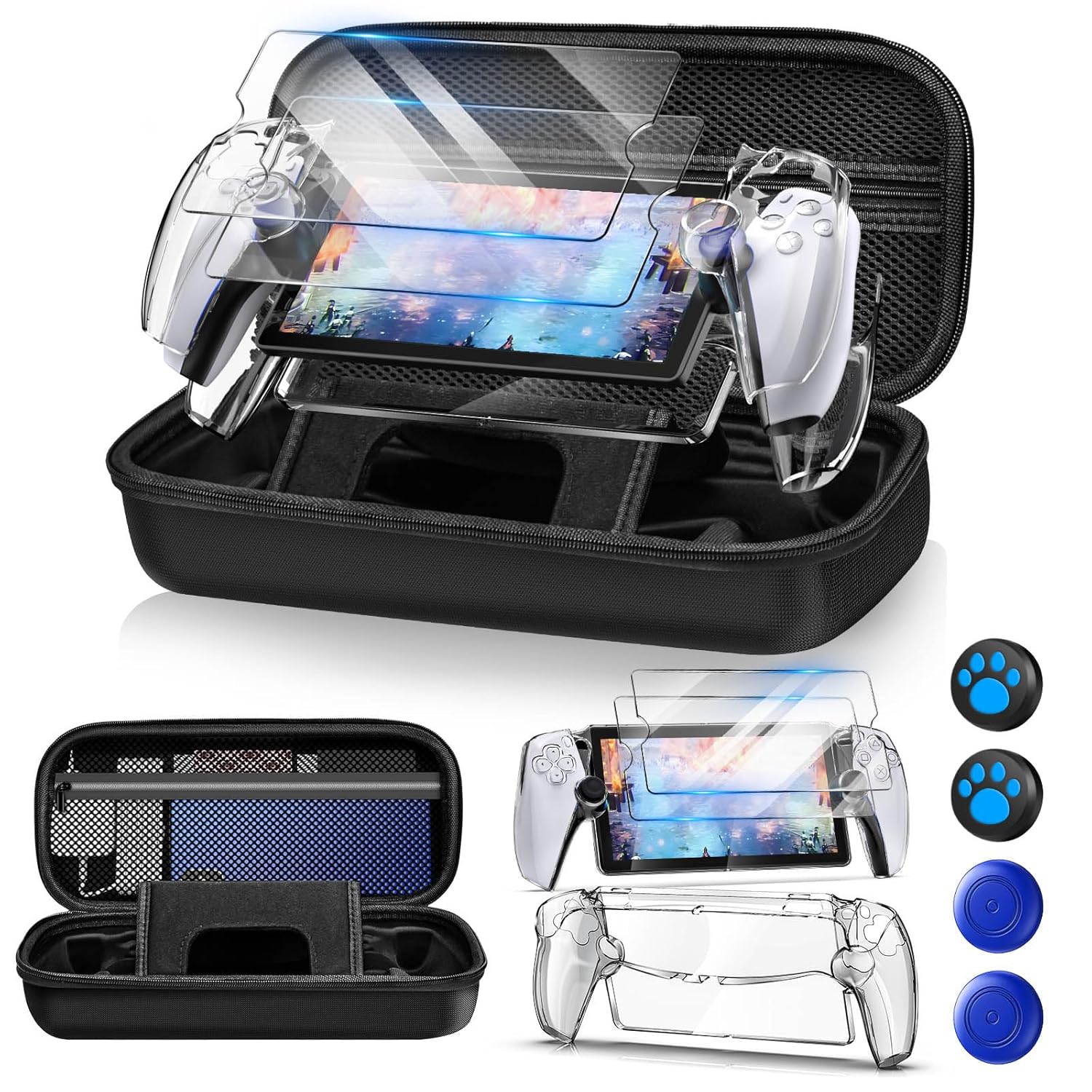 Gaming Accessories Pack - PS Portal için Sert Taşıma Çantası