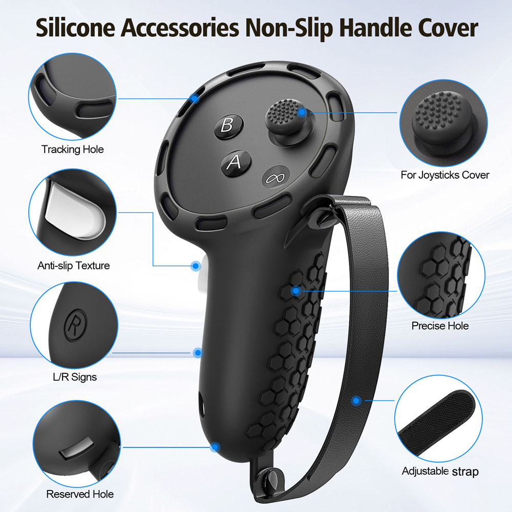Meta Quest 3S VR Kontrol Cihaz - Controller Grip Cover incelemesi ve fiyatı