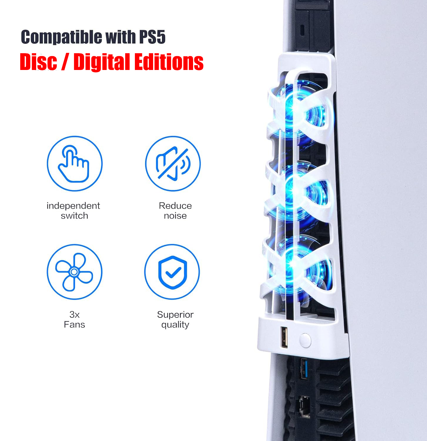 PS5 için LED Işıklı Sessiz Soğ - Gaming Accessories Lights incelemesi ve fiyatı