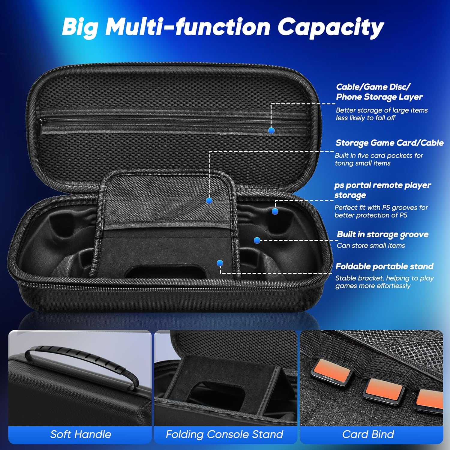 PS Portal için Sert Taşıma Çan - Gaming Accessories Pack incelemesi ve fiyatı